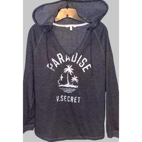 Victoria's Secret Vintage Hoodie Tunic Womens‎ Medium Paradise C9 - Picture 1 of 8